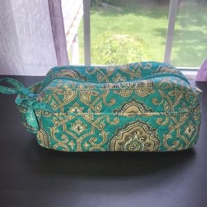 Vera Bradley Retired Totally Turq Cosmetic Bag